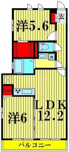 テルツオ【2階】の間取り