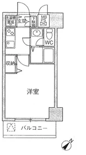 メゾン・ド・ヴィレ日本橋浜町【8階】の間取り