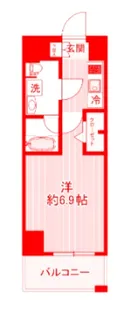 スパシエ東神奈川【2階】の間取り