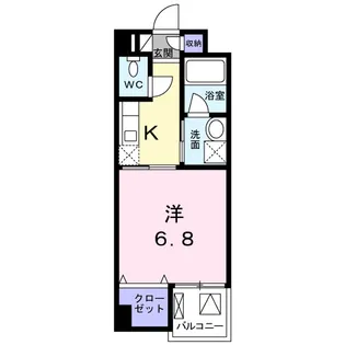 メリア北浦和【4階】の間取り