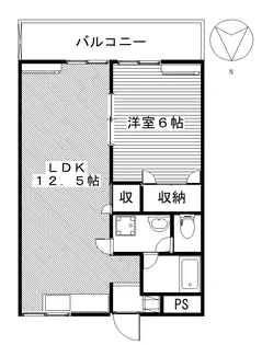 第二サンライフ大嶋【2階】の間取り
