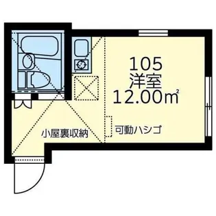 ユナイト藤棚エミール・フランソワ【1階】の間取り