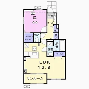 ルーストIII【1階】の間取り