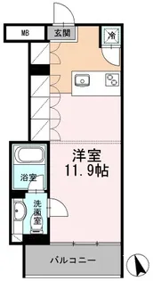 東京都品川区上大崎2【マンション】の間取り