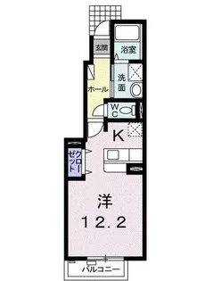 brillo jardin【1階】の間取り