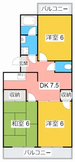 サマーブリーズII【4階】の間取り