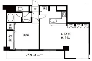 エーブル目黒洗足【3階】の間取り