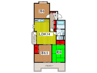 佐伯レジデンス【3階】の間取り