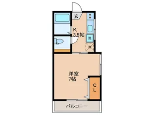 シュガーハウス【1階】の間取り