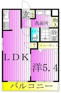 アーバンパーク六町【3階】の間取り