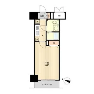宮城県仙台市青葉区木町通2【マンション】の間取り