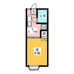 パールハイツI【2階】の間取り
