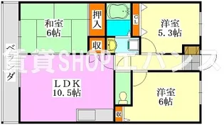 ガーデンテラス【3階】の間取り