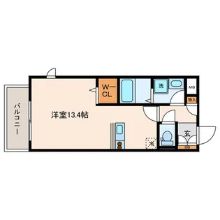 レジデンスサルバトーレ【2階】の間取り