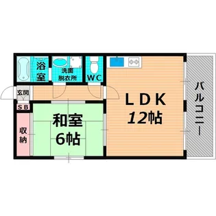 グレイスガーデン新森【5階】の間取り