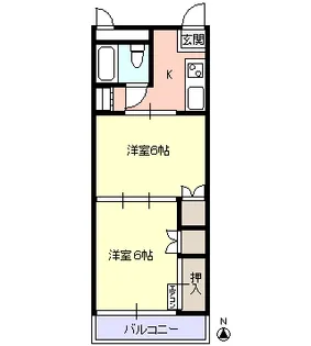 メゾンドール ゴトウ南棟【3階】の間取り