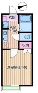HOKUSAI345【2階】の間取り