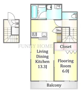 maison de serie【2階】の間取り