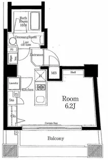 セジョリ早稲田【6階】の間取り