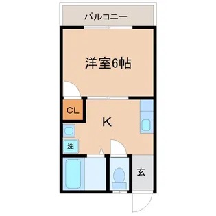 第3白王ハイツ【2階】の間取り