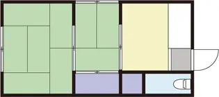 さつき荘(再契約相談可)【2階】の間取り