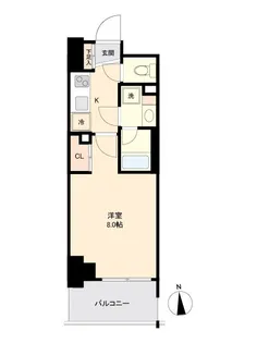 プライマル南砂【8階】の間取り