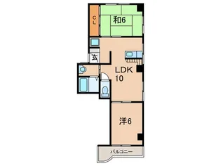 ファースト武庫之荘【5階】の間取り
