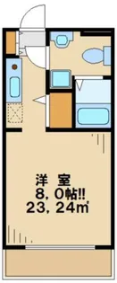 プリムヴェール聖蹟【1階】の間取り