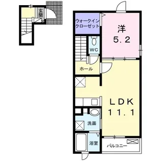 ベル セゾンI【2階】の間取り