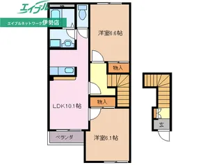 ヴェールメゾン【2階】の間取り