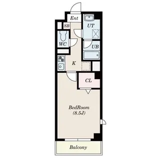 スプリームサカイ【6階】の間取り