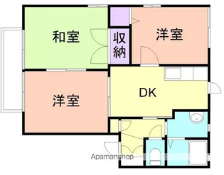 フォーレスローカット【1階】の間取り