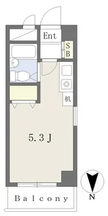 シティパレス北田辺【3階】の間取り