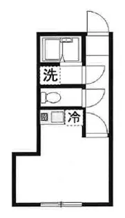 ブリーゼ千早【1階】の間取り