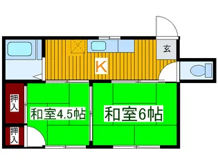 中村荘の間取り