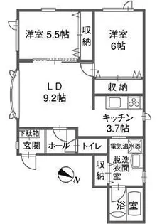 る・ぐらん星が浦大通【2階】の間取り