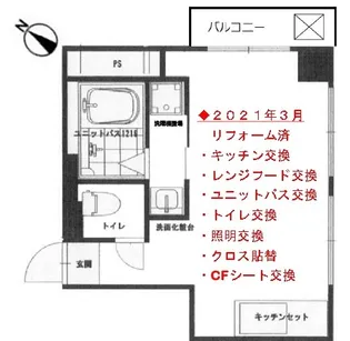 タウンシップ御徒町【2階】の間取り
