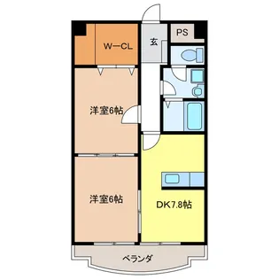 グリーントマト【4階】の間取り