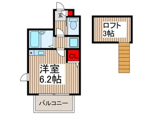 コスモ一本木ヒルズ【2階】の間取り