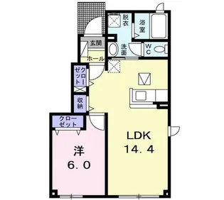 ソールグランツ A【1階】の間取り