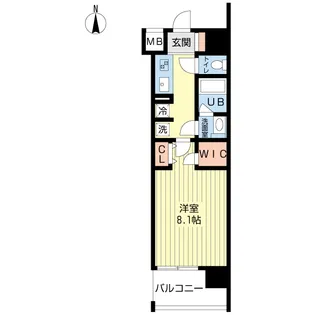 blanc(ブラン)湘南茅ヶ崎【2階】の間取り