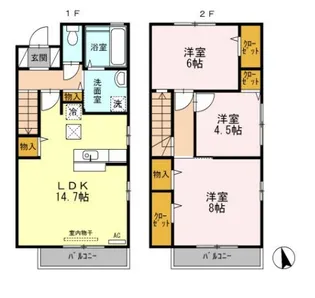 クレア広本町の間取り