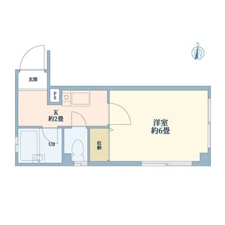 オリエンテ・サクマ【2階】の間取り