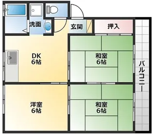ビ・バーク【2階】の間取り