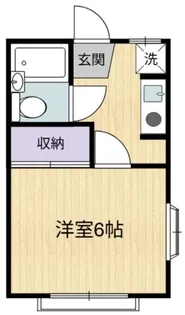 雅16コーポ【1階】の間取り