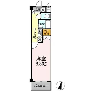 タイムD2【3階】の間取り