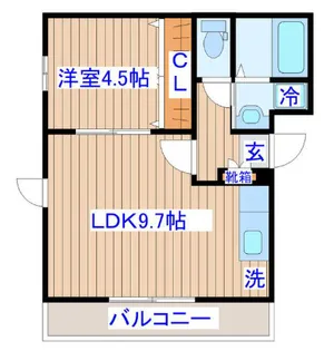 CASA OLIVE【2階】の間取り