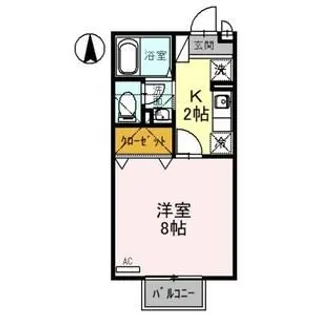 ピノヴェルデ【1階】の間取り