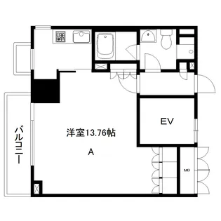 Cozy Court Maki【9階】の間取り