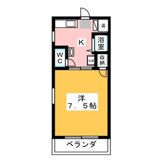 ベェーベ1996【3階】の間取り